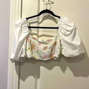 Floral Crop top from Zara